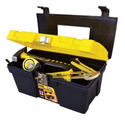Ящик для инструментов MASTERTOOL с металлическими замками органайзеры 16" 405х225х205 мм 79-2039