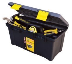 Ящик для инструментов MASTERTOOL с пластиковыми замками 19.5" 500х250х255 мм 79-2212