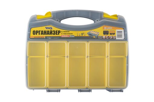 Органайзер двухсторонний MASTERTOOL с ручкой 15" 370х300х80 мм 15 секций/10 лотков 79-3131