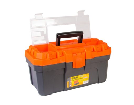 Ящик для инструментов MASTERTOOL с пластиковыми замками 16" 410х230х205 мм 79-6026 — изображение 3