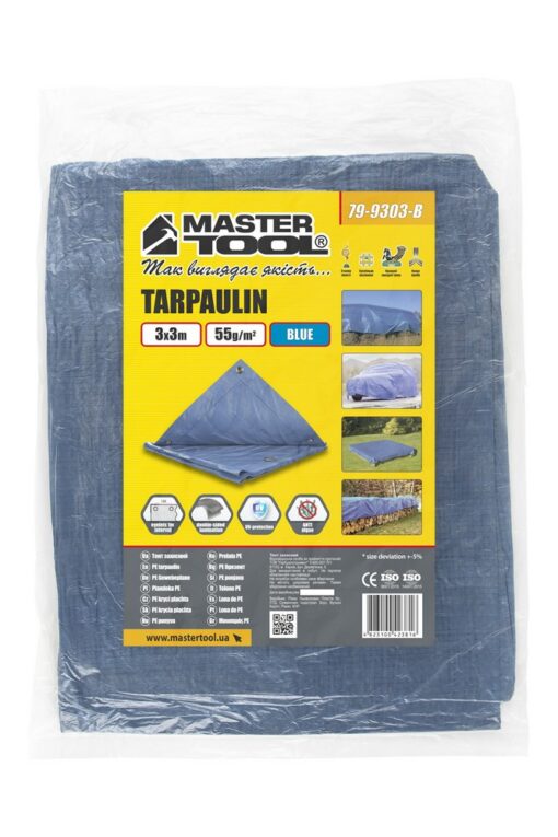 Тент MASTERTOOL BLUE 3х3 м 79-9303-В — изображение 4