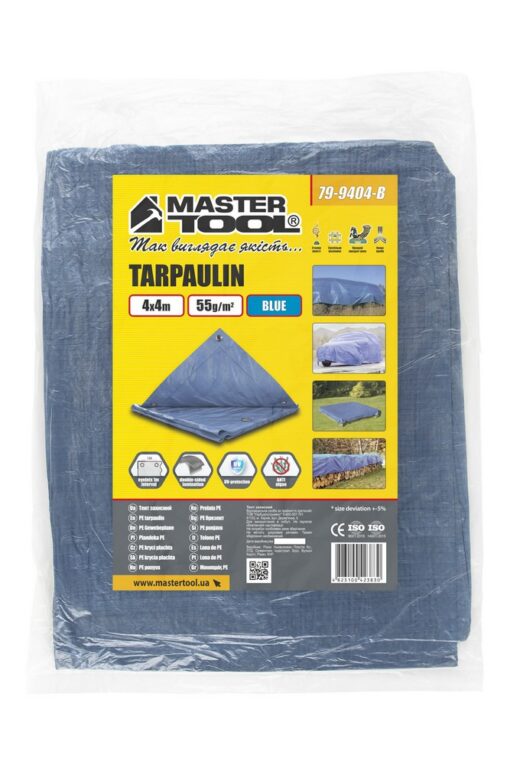 Тент MASTERTOOL BLUE 4х4 м 79-9404-В — изображение 4