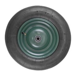 Колесо пневматическое с камерой MASTERTOOL PN 3.5х8 Ø 37 см металлический диск подшипник 79-9842