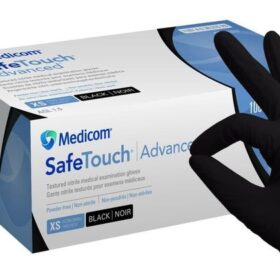 Рукавички огл. нітрилові текстур. без пудри нестерильні SafeTouch® Advanced™ Black(50 пар/пач)