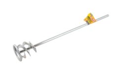 Миксер строительный для красок и смесей MASTERTOOL ленточный HEX Ø 60 мм L 400 мм 80-0016