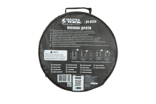 Провода пусковые MASTERTOOL 400А/12V/24V 3 м t до -40°C сумка для хранения 81-0124 — изображение 5