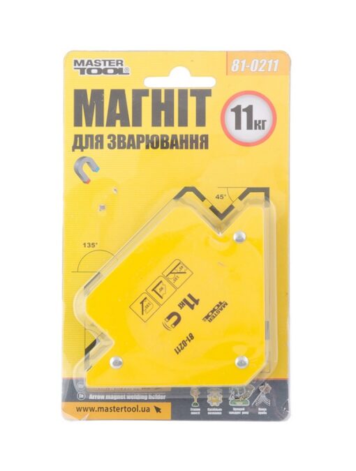 Магнит для сварки MASTERTOOL 11 кг 45°/90°/135° 81-0211 — изображение 3