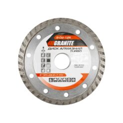 Диск алмазный GRANITE TURBO 125х2.2 мм 22-24% 12200 об/мин 9-02-125