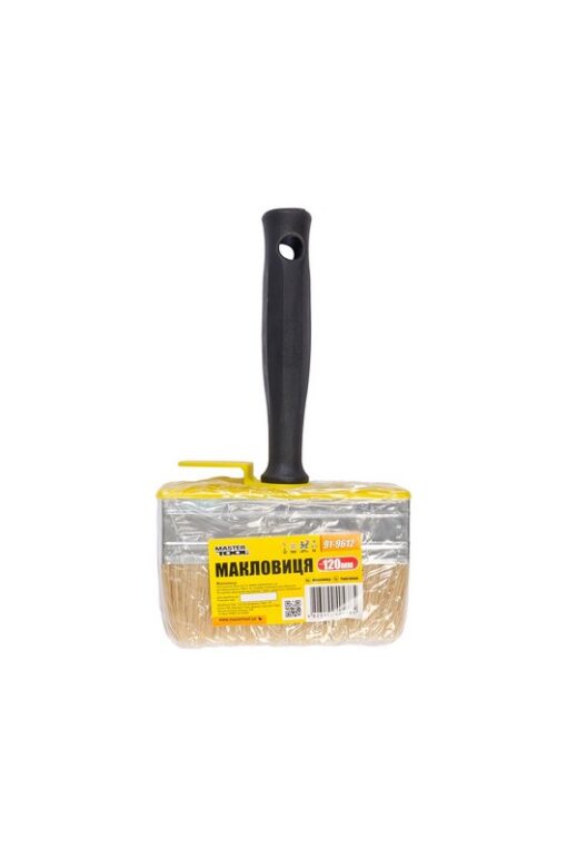 Макловица MASTERTOOL 120х30х40 мм натуральная щетина с пластиковой ручкой 91-9612 — изображение 2