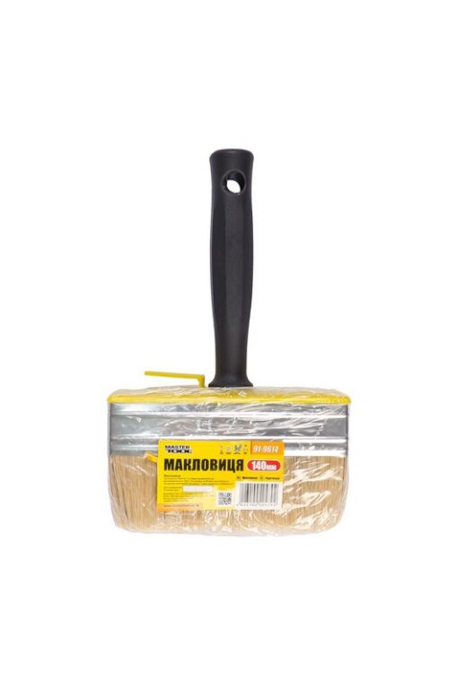 Макловица MASTERTOOL 140х40х45 мм натуральная щетина с пластиковой ручкой 91-9614 — изображение 2