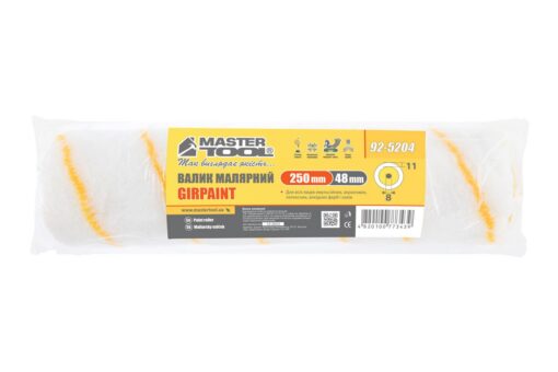 Валик малярный MASTERTOOL Girpaint 48/250/11 мм Ø 8 мм 92-5204 — изображение 3
