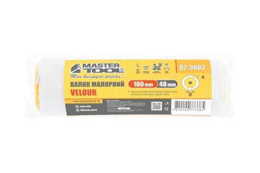 Валик малярный MASTERTOOL Velour 48/180/4 мм Ø 8 мм 92-5603 — изображение 3