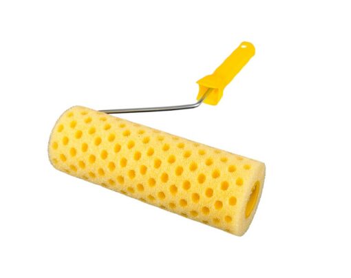 Валик малярный структурный MASTERTOOL Moltopren Decor Peas 80/230 мм Ø 6 мм с ручкой 92-6204 — изображение 2