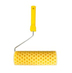 Валик малярный структурный MASTERTOOL Moltopren Decor Peas 80/230 мм Ø 6 мм с ручкой 92-6204