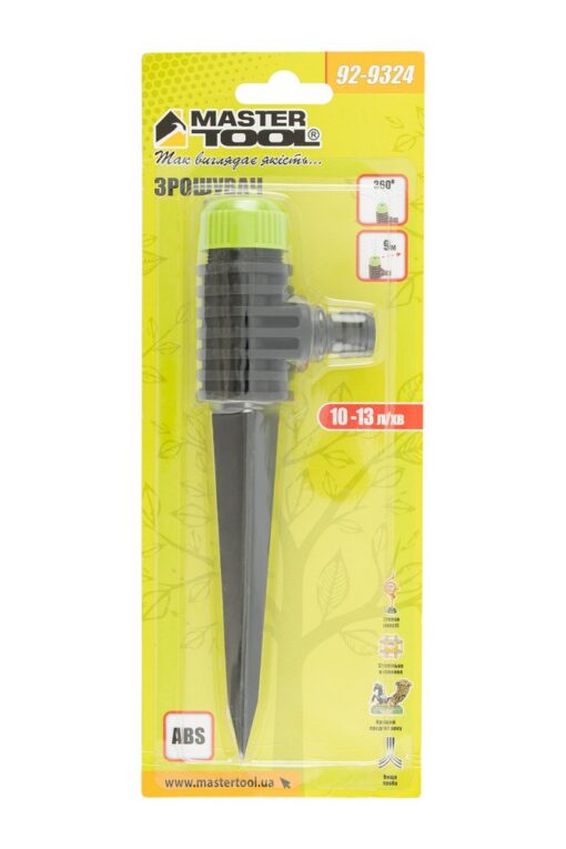 Ороситель для полива MASTERTOOL ½" 360° 9 м на ножке 92-9324 — изображение 4