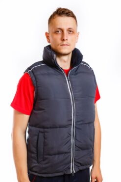 Жилет FOKA теплий т.сірий (05002)