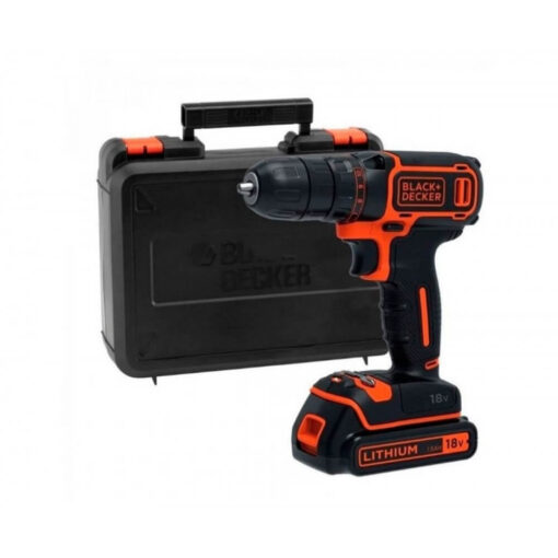 Дрель-шуруповерт аккумуляторная BLACK+DECKER BDCDC18KB — изображение 3