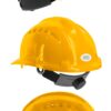 Каска захисна вентильована 3003 OLSON з храповиком, HDPE, жовта (29009)