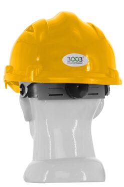 Каска захисна вентильована 3003 OLSON з храповиком, HDPE, жовта (29009)