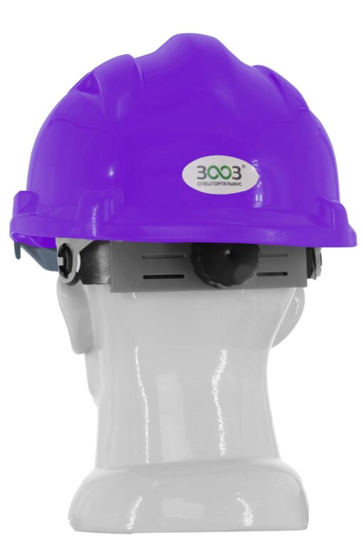 Каска захисна вентильована 3003 OLSON з храповиком, HDPE, фіолетова (29009)