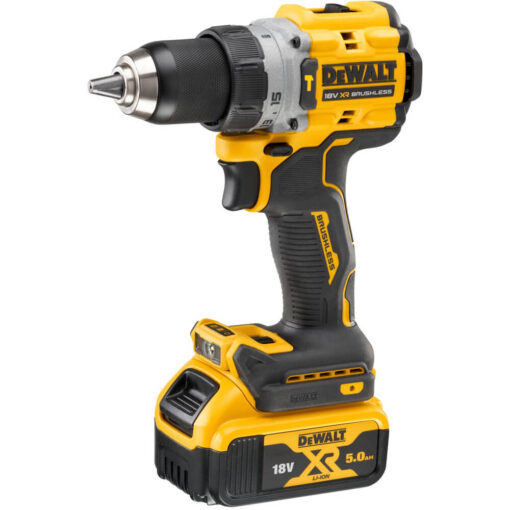 Дрель-шуруповёрт аккумуляторная бесщёточная ударная DeWALT DCD805P2T — изображение 2