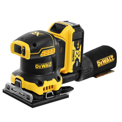 Шліфмашина вібраційна акумуляторна DeWALT DCW200P2 - Зображення 9