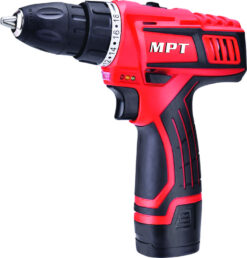 Дрель-шуруповерт аккумуляторная MPT 12 V Li-ion 1.5 Ач 2 скорости 0-400/1450 об/мин 10 мм 2 АКБ кейс MCDT1226.B2