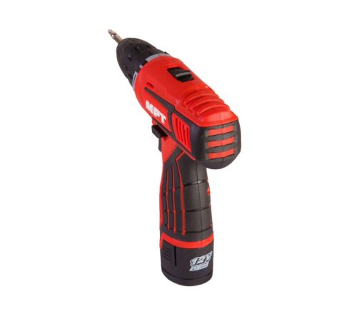 Дрель-шуруповерт аккумуляторная MPT 12 V Li-ion 1.5 Ач 2 скорости 0-400/1450 об/мин 10 мм 2 АКБ кейс MCDT1226.B2 — изображение 4