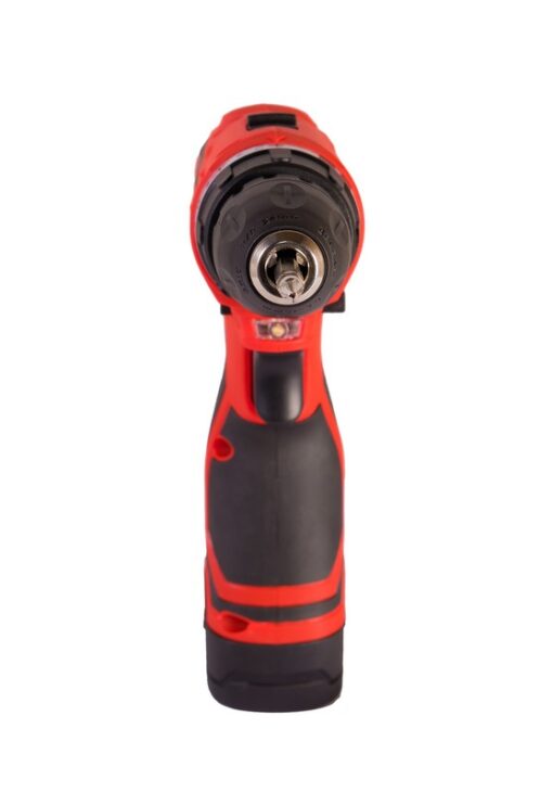 Дрель-шуруповерт аккумуляторная MPT 12 V Li-ion 1.5 Ач 2 скорости 0-400/1450 об/мин 10 мм 2 АКБ кейс MCDT1226.B2 — изображение 6