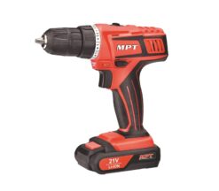 Дрель-шуруповерт аккумуляторная MPT 21 V Li-ion 1.5 Ач 2 скорости 0-400/1450 об/мин 10 мм 2 АКБ кейс MCDT2126.B2