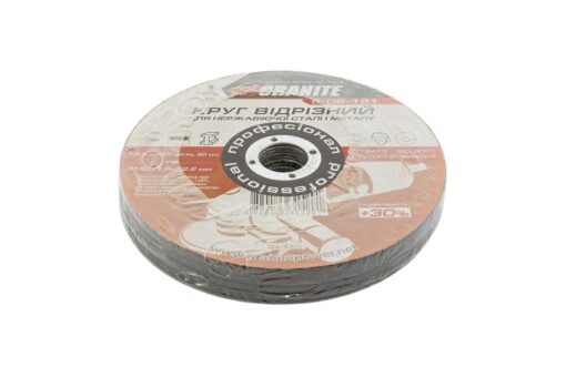 Диск абразивний відрізний для металу та нержавіючої сталі GRANITE PROFI +30 150х1.6х22.2 мм 10 шт 8-06-151PC - Зображення 2