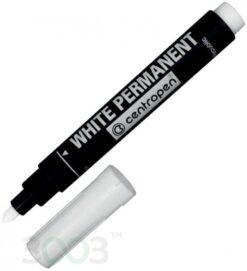 Маркер будівельний Permanent White 2.5 мм 8586 білий (50184)