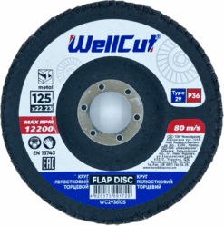 Круг лепестковый WellCut 29 125x22,23 мм, P36