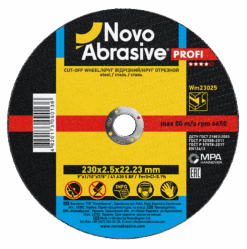 Круг відрізний NovoAbrasive Profi по металу 230x2,5x22,23 мм