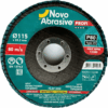 Круг пелюстковий NovoAbrasive Profi 115x22,23 мм, P80, Цирконій