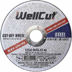 Круг отрезной WellCut по металлу и нержавеющей стали 125x2,0x22,23 мм