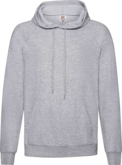 Худі Fruit of the Loom Lightweight Hooded Sweat Сірий Меланж 2XL