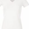 Футболка Fruit of the Loomt V-Neck Ladies Білий S