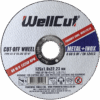Круг відрізний WellCut по металу та нержавіючій сталі 125x1,0x22,23 мм