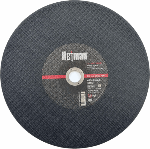 Круг відрізний Hetman по металу 400x3,5x32 мм