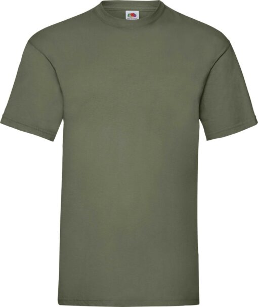 Футболка чоловіча Fruit of the Loom Valueweight Маслиновий 3XL - Зображення 15
