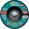 Круг пелюстковий NovoAbrasive Profi 115x22,23 мм, P60, Цирконій