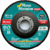 Круг пелюстковий NovoAbrasive Profi 115x22,23 мм, P80