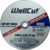 Круг отрезной WellCut по металлу 230x2,5x22,23 мм