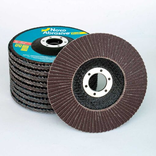 Круг пелюстковий NovoAbrasive Profi T29 125x22,23 мм, P120 - Зображення 2