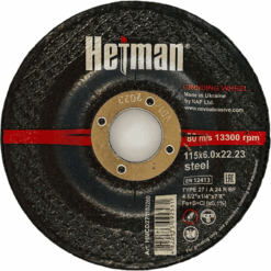 Круг шлифовальный Hetman по металлу 115x6,0x22,23 мм