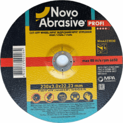 Круг відрізний NovoAbrasive Profi по металу 42 230x3,0x22,23 мм