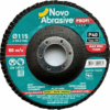 Круг пелюстковий NovoAbrasive Profi 115x22,23 мм, P40
