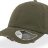 Кепка Atlantis DAD HAT DESTROYED Маслиновий 58 див