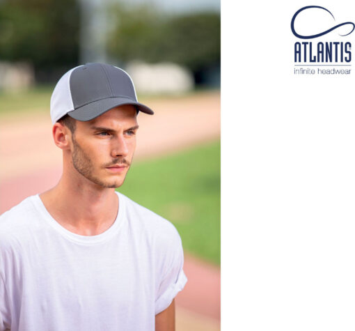 Кепка Atlantis CAMPUS Чорний з Білим 58 див - Зображення 7